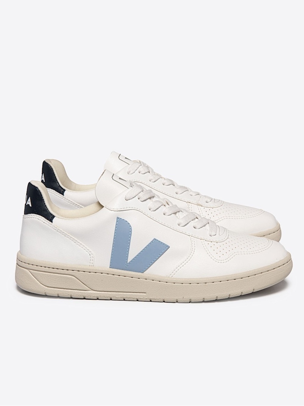 Veja V-10 CWL White Steel Nautico size 8